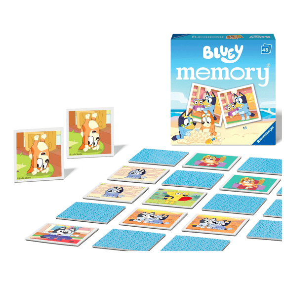 Bluey Mini Memory Game - Lennies Toys