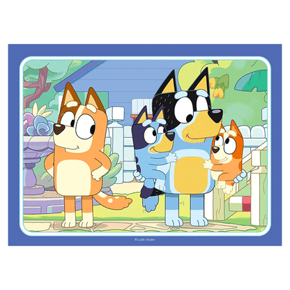 Bluey Ravensburger Four In A Box Jigsaw Puzzle - Lennies Toys