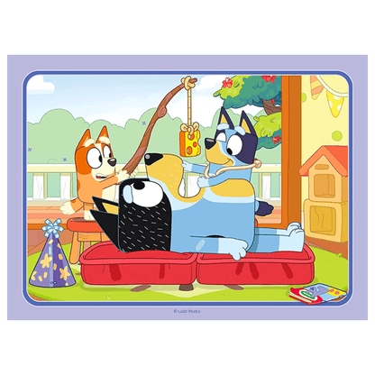 Bluey Ravensburger Four In A Box Jigsaw Puzzle - Lennies Toys