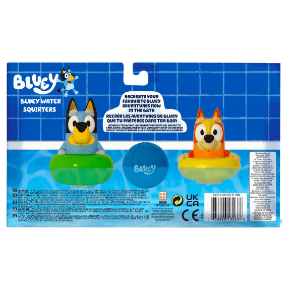 Bluey Water Squirters 3 Pack - Lennies Toys