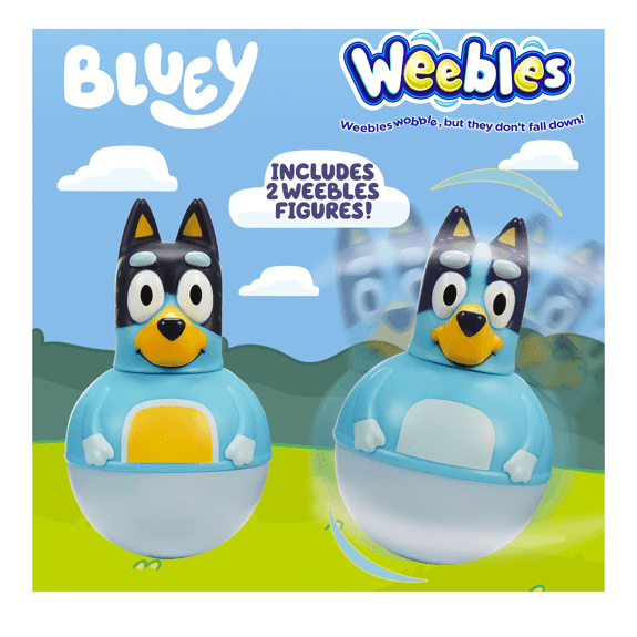 Bluey Weebles Twin Figure Pack Assorted - Lennies Toys