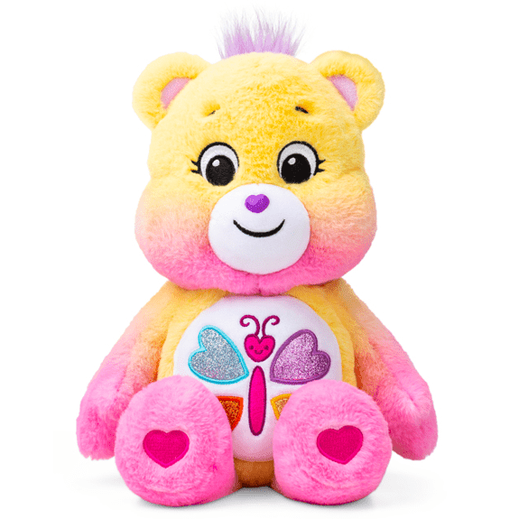 Care Bear 14 Inch Bean Plush Calming Heart Bear - Lennies Toys
