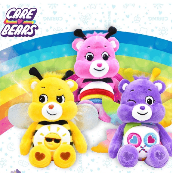 Care Bear 9 Inch Bean Plush Lady Bug Cheer Bear - Lennies Toys