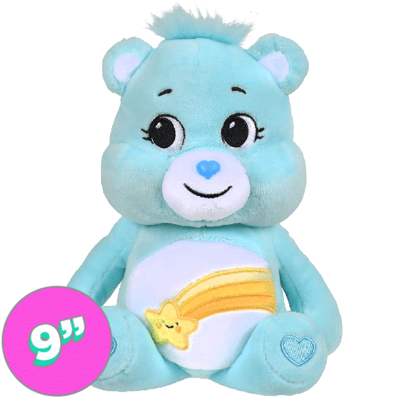 Care Bear 9 Inch Bean Plush Wish Bear - Lennies Toys
