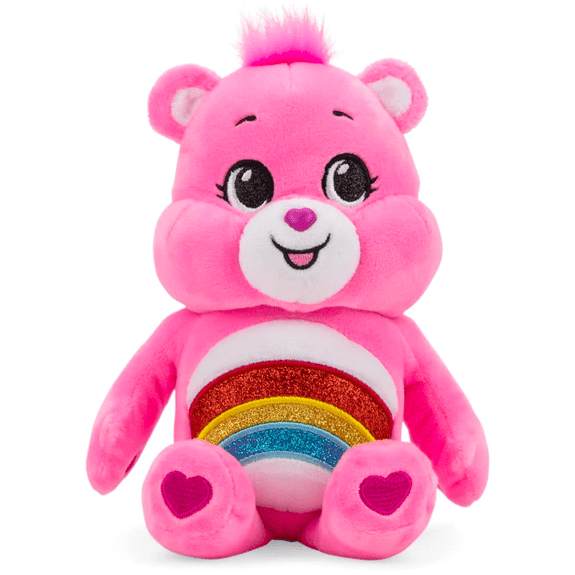 Care Bear 9 Inch Bean Plush Glitter Cheer Bear - Lennies Toys