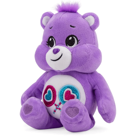 Care Bear 9 Inch Bean Plush Glitter Share Bear - Lennies Toys