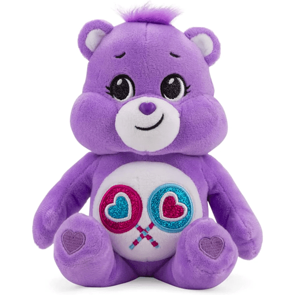 Care Bear 9 Inch Bean Plush Glitter Share Bear - Lennies Toys
