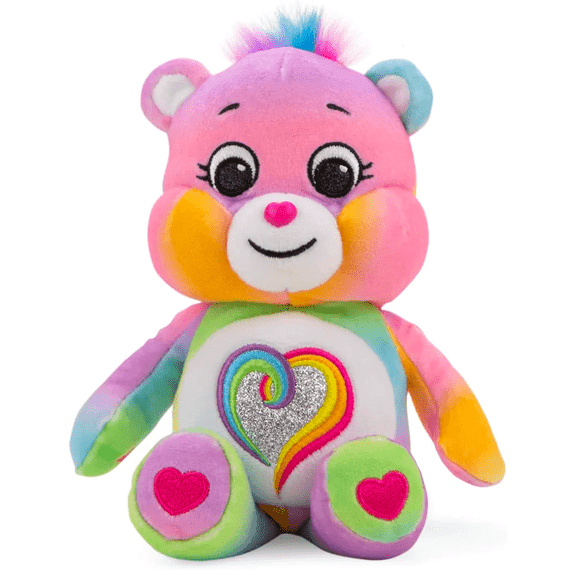 Care Bear 9 Inch Bean Plush Glitter Togetherness Bear - Lennies Toys