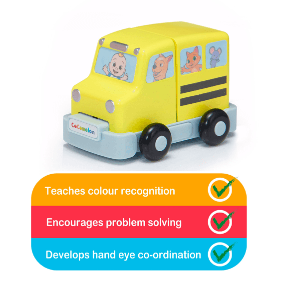 Cocomelon Build & Sounds Vehicles - Lennies Toys