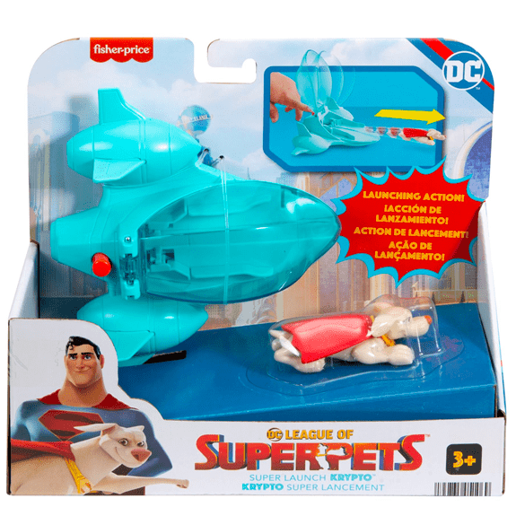 DC League of Super Pets Launch Krypto - Lennies Toys