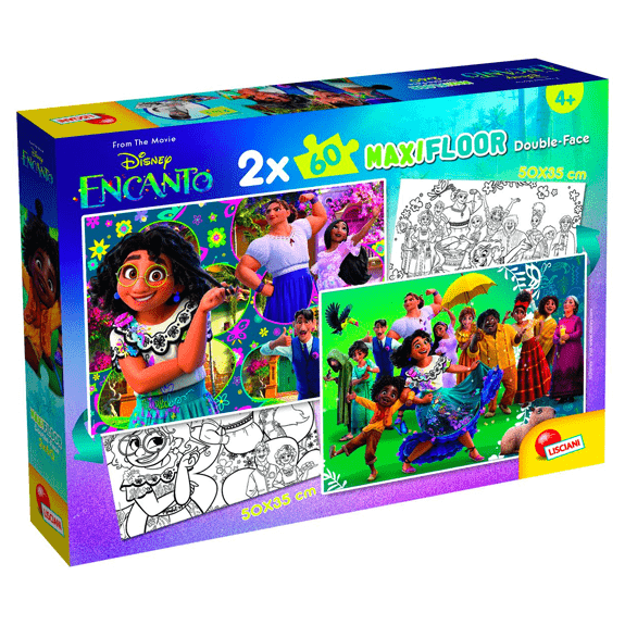 Disney Encanto Double-Face Maxifloor 2x 60 Piece Puzzle - Lennies Toys