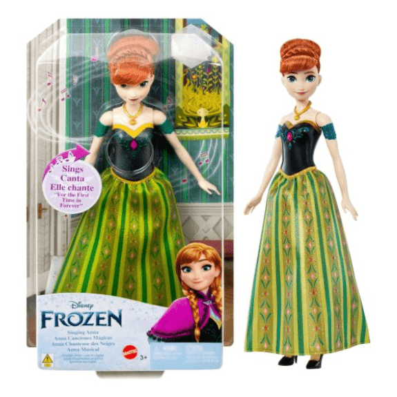 Disney: Princess Singing Frozen 1 Anna Doll - Lennies Toys