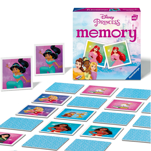 Memory Less Princess Memory Game | Disney Princess Cards | Lennie's Toys