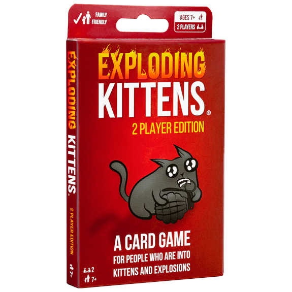 Exploding Kittens: 2 Player Edition - Lennies Toys