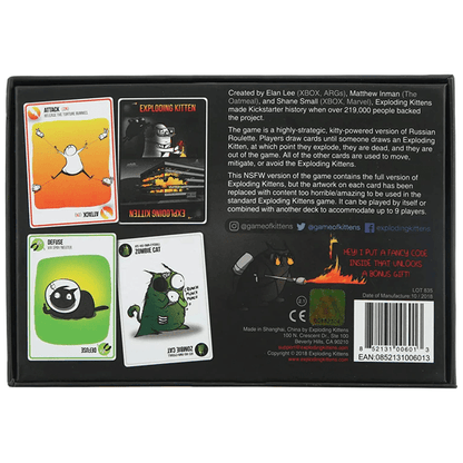 Exploding Kittens: NSFW Edition - Lennies Toys