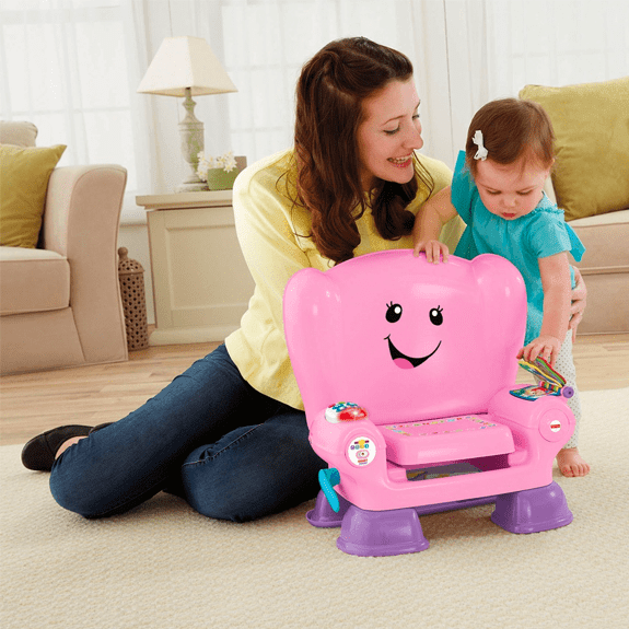 Fisher Price Laugh & Learn Smart Stages Pink Chair - Lennies Toys