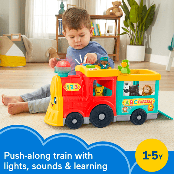 Fisher Price Little People Big ABC Animal Train - Lennies Toys