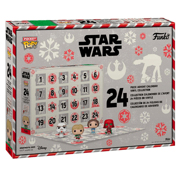 Funko Pocket Pop! - Star Wars Advent Calendar (24 Day) - Lennies Toys
