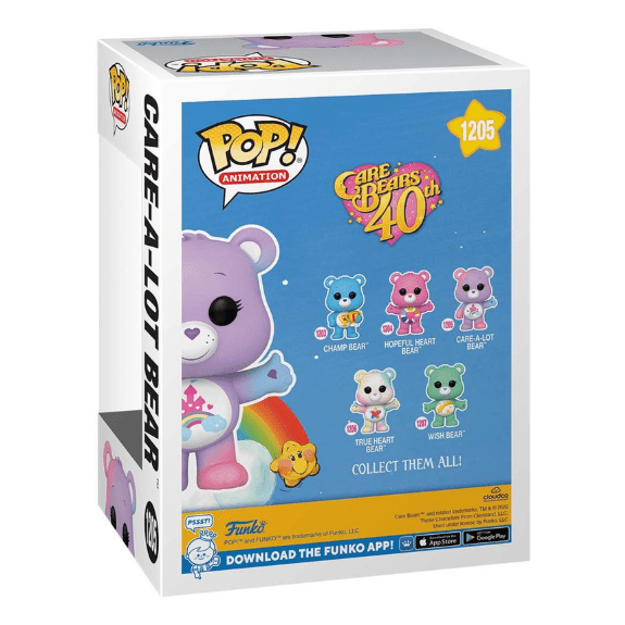 Funko Pop! Animation - Care Bears - Care a lot Bear (#1205) (with chance of chase) - Lennies Toys