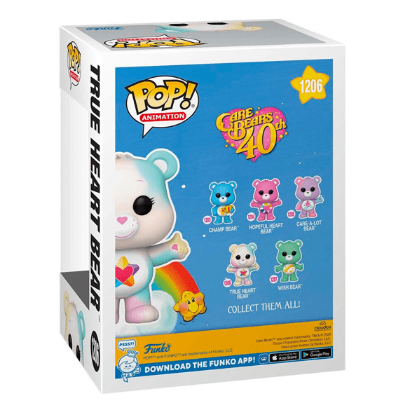 Funko Pop! Animation - Care Bears - True Heart Bear (#1206) (with chance of chase) - Lennies Toys
