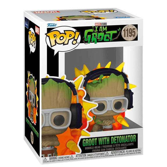 Funko Pop! Marvel - I Am Groot - Groot with Detonator - Lennies Toys