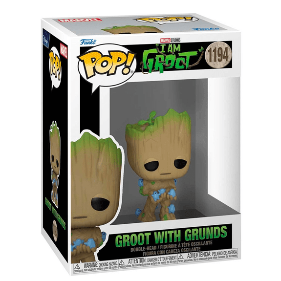 Funko Pop! Marvel - I Am Groot - Groot with Grunds - Lennies Toys