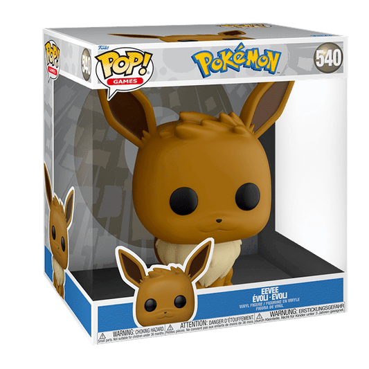 Funko Pop! Vinyl - Pokemon - Jumbo 10" Eevee - Lennies Toys