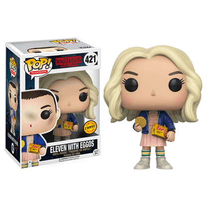 Funko Pop! Vinyl - Stranger Things - Eleven (Eggos) -Chance of Chase - Lennies Toys