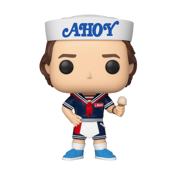 Funko Pop! Vinyl - Stranger Things - Steve with Ahoy Hat and Ice Cream - Lennies Toys