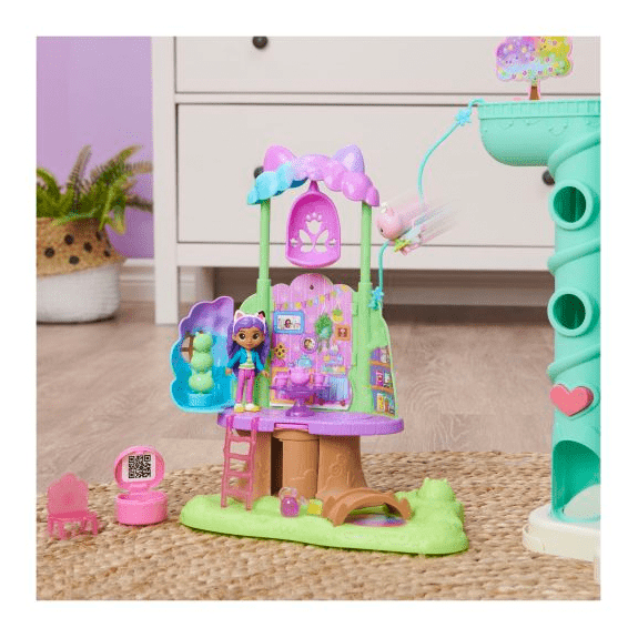 Gabby's Dollhouse Kitty Fairy's Garden Treehouse Playset 778988371121