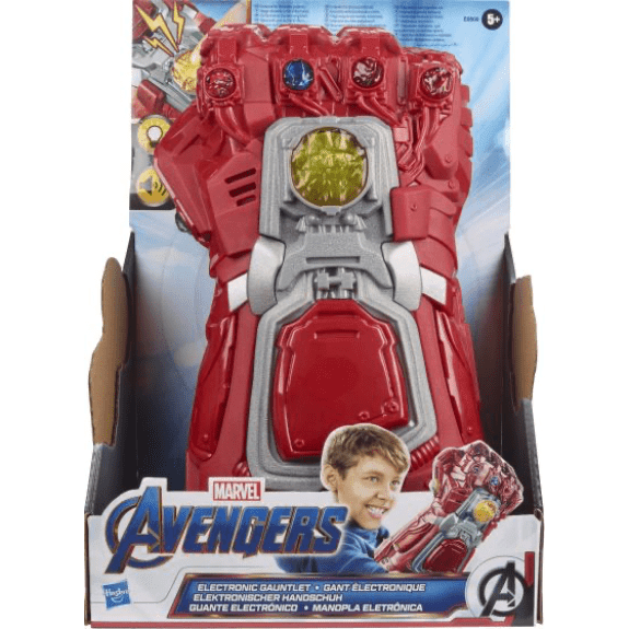 Hasbro: Marvel Avengers Red Electronic Gauntlet - Lennies Toys