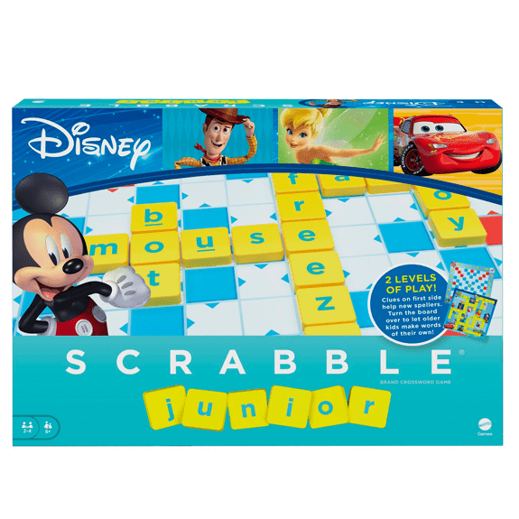 Scrabble Junior Disney Edition from Mattel - Lennies Toys