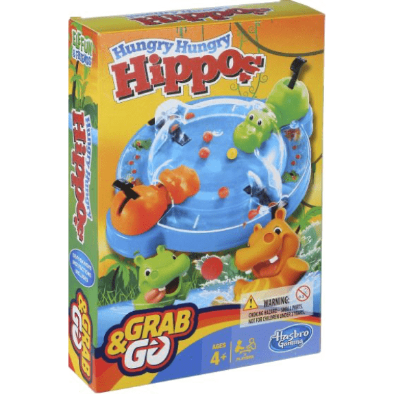 Hasbro: Hungry Hungry Hippo Grab and Go - Lennies Toys