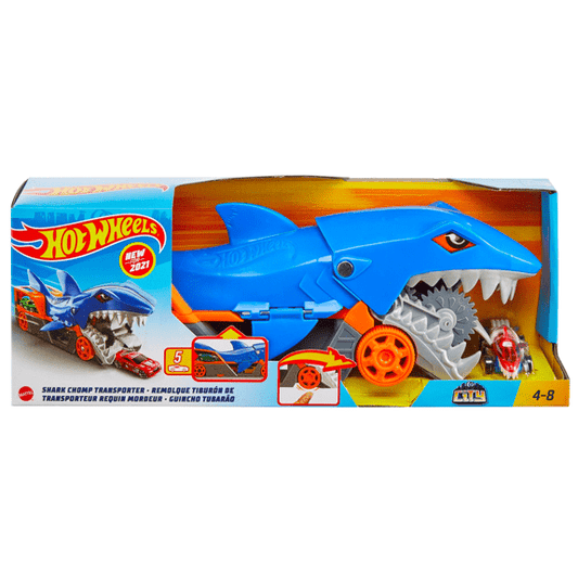 Hot Wheels City Shark Chomp Transporter - Lennies Toys