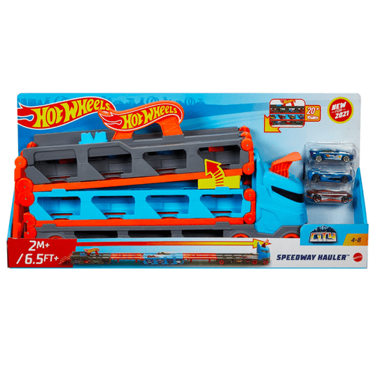 Hot Wheels City Speedway Hauler - Lennies Toys