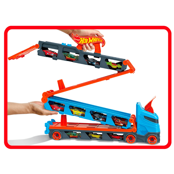 Hot Wheels City Speedway Hauler - Lennies Toys