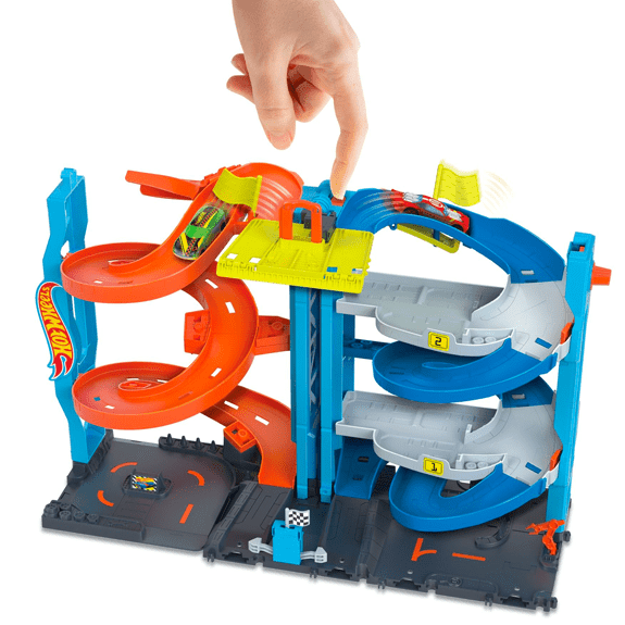 Hot Wheels City Transforming Race Tower Play Set - Lennies Toys