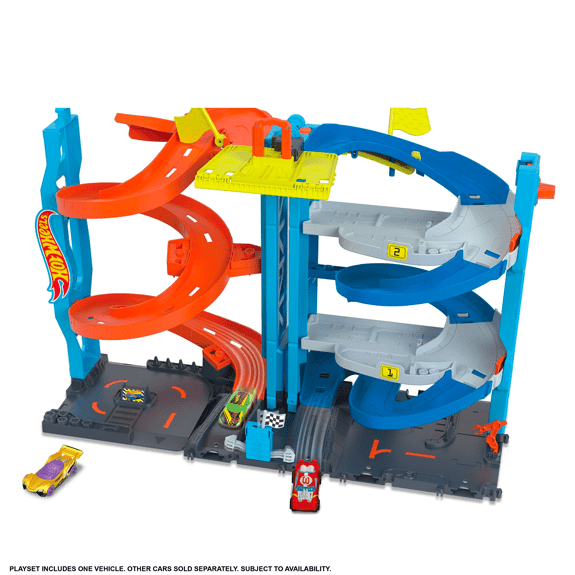 Hot Wheels City Transforming Race Tower Play Set - Lennies Toys