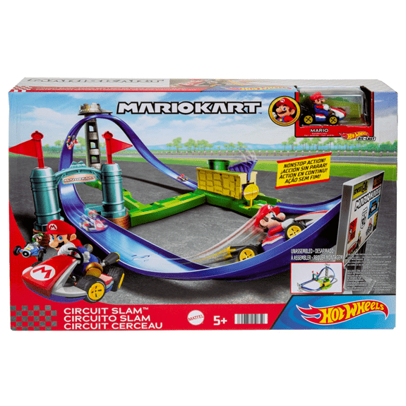 Hot Wheels Mario Kart Circuit Slam - Lennies Toys
