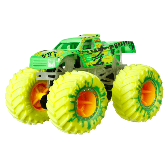 Hot Wheels Monster Truck Glow in Dark Bundle - Lennies Toys
