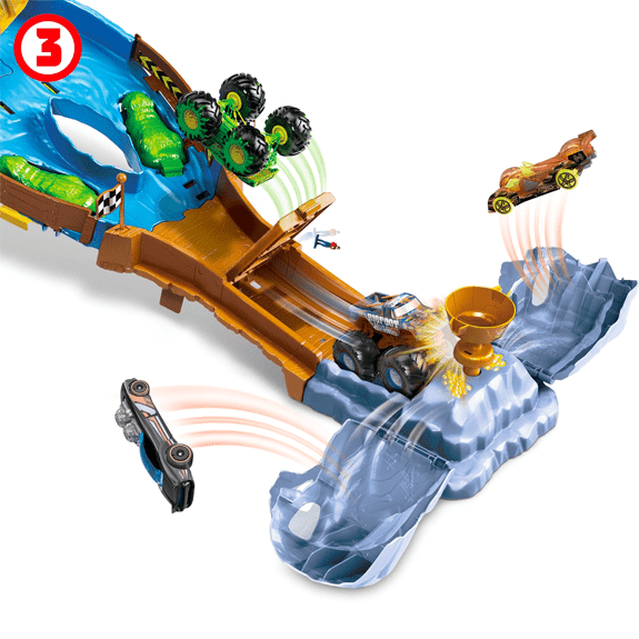 Hot Wheels Monster Truck Raceway Play Set - Lennies Toys