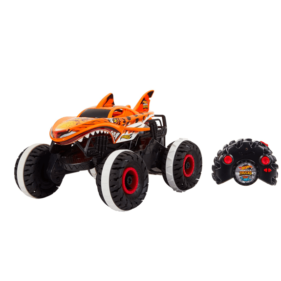 Hot Wheels Monster Truck Tiger Shark R/C - Lennies Toys