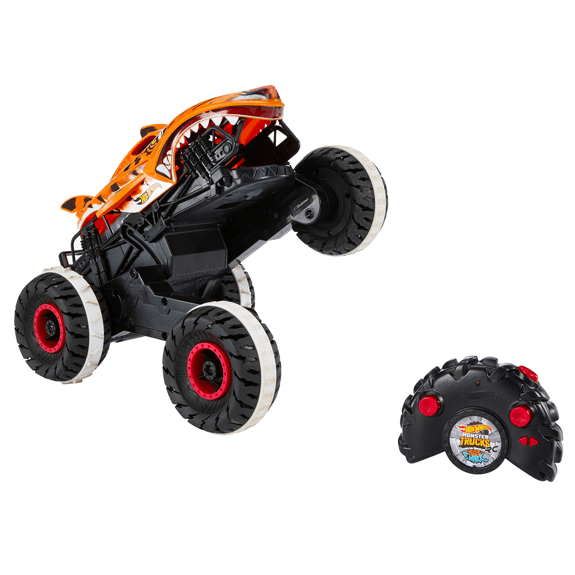 Hot Wheels Monster Truck Tiger Shark R/C - Lennies Toys