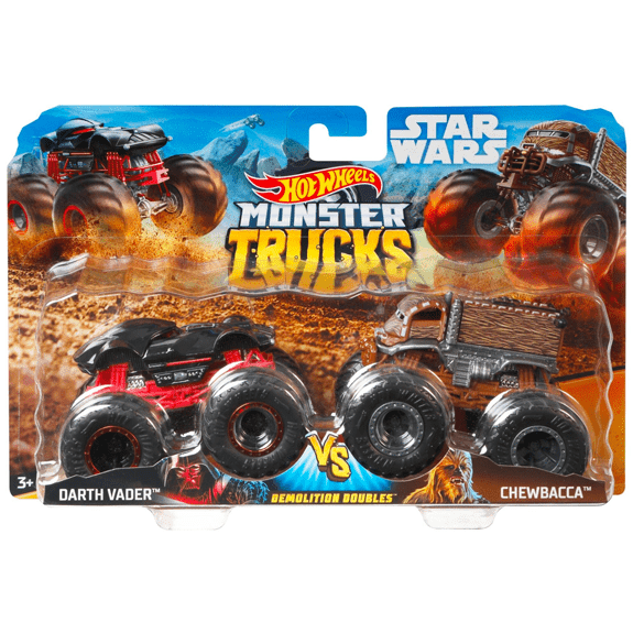 Hot Wheels Monster Trucks 1.64 Scale 2 Pack - Lennies Toys