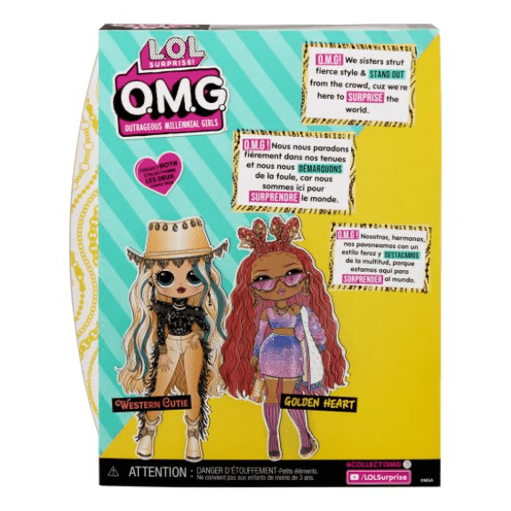 L.O.L. Surprise: OMG Golden Heart Doll Series 7 - Lennies Toys