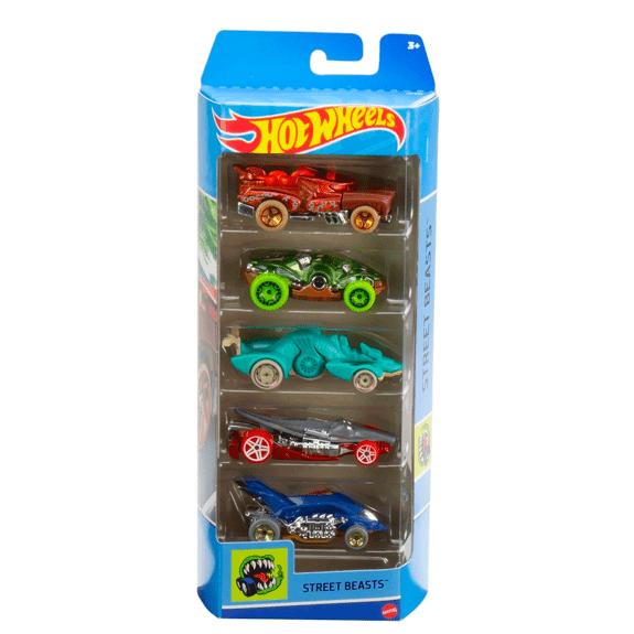 Hot Wheels 5 Car Gift Set - Lennies Toys