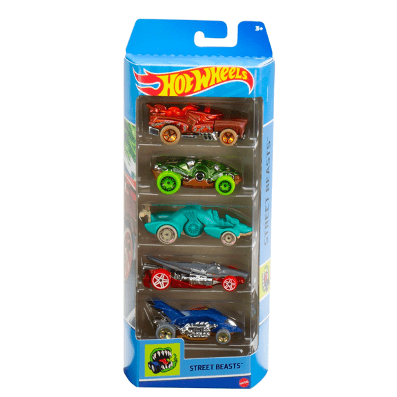 Hot Wheels 5 Car Gift Set with Die-Cast Vehicles for Ages 3 and Up Hot Wheels 5 Car Gift Set with Die-Cast Vehicles for Ages 3 and Up