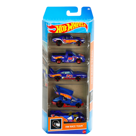 Hot Wheels 5 Car Gift Set with Die-Cast Vehicles for Ages 3 and Up Hot Wheels 5 Car Gift Set with Die-Cast Vehicles for Ages 3 and Up