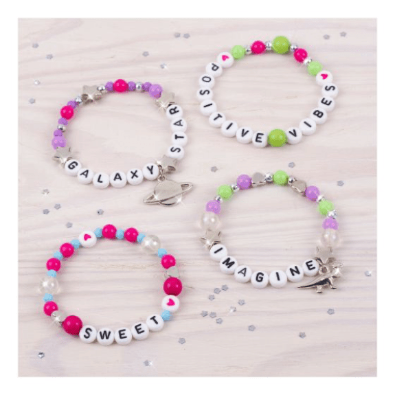 Make it Real: Block & Rock Charm Bracelets - Lennies Toys