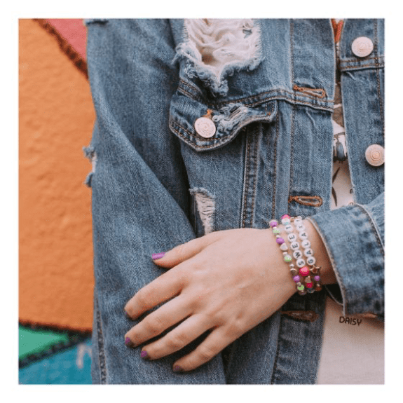Make it Real: Block & Rock Charm Bracelets - Lennies Toys